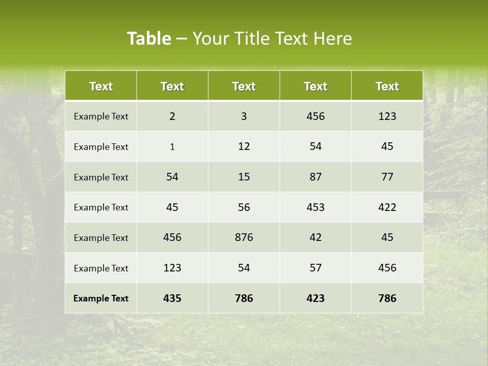 Summer Rest Seat PowerPoint Template