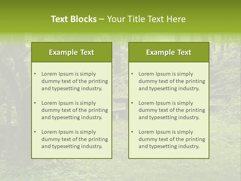 Summer Rest Seat PowerPoint Template