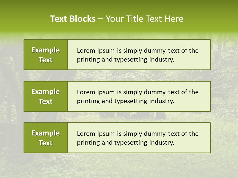 Summer Rest Seat PowerPoint Template