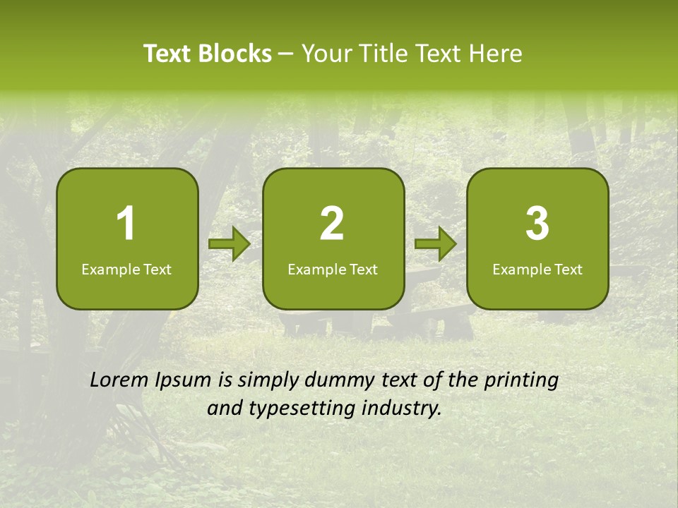 Summer Rest Seat PowerPoint Template