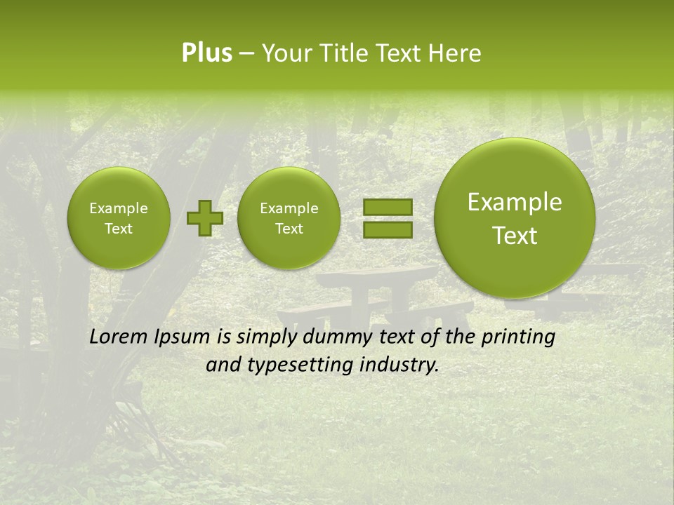 Summer Rest Seat PowerPoint Template