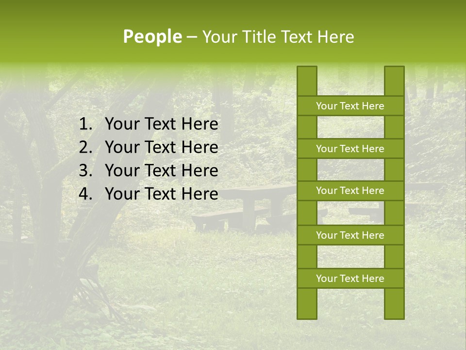 Summer Rest Seat PowerPoint Template