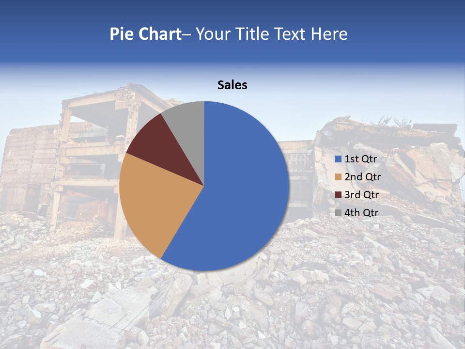 Buildings After An Earthquake PowerPoint Template