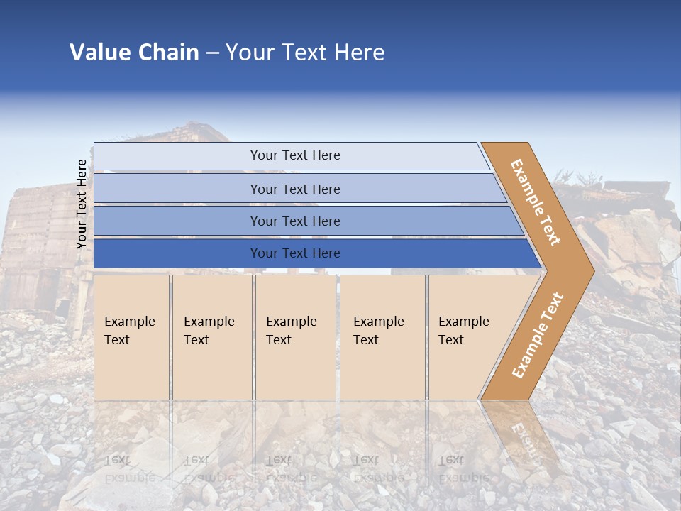 Buildings After An Earthquake PowerPoint Template