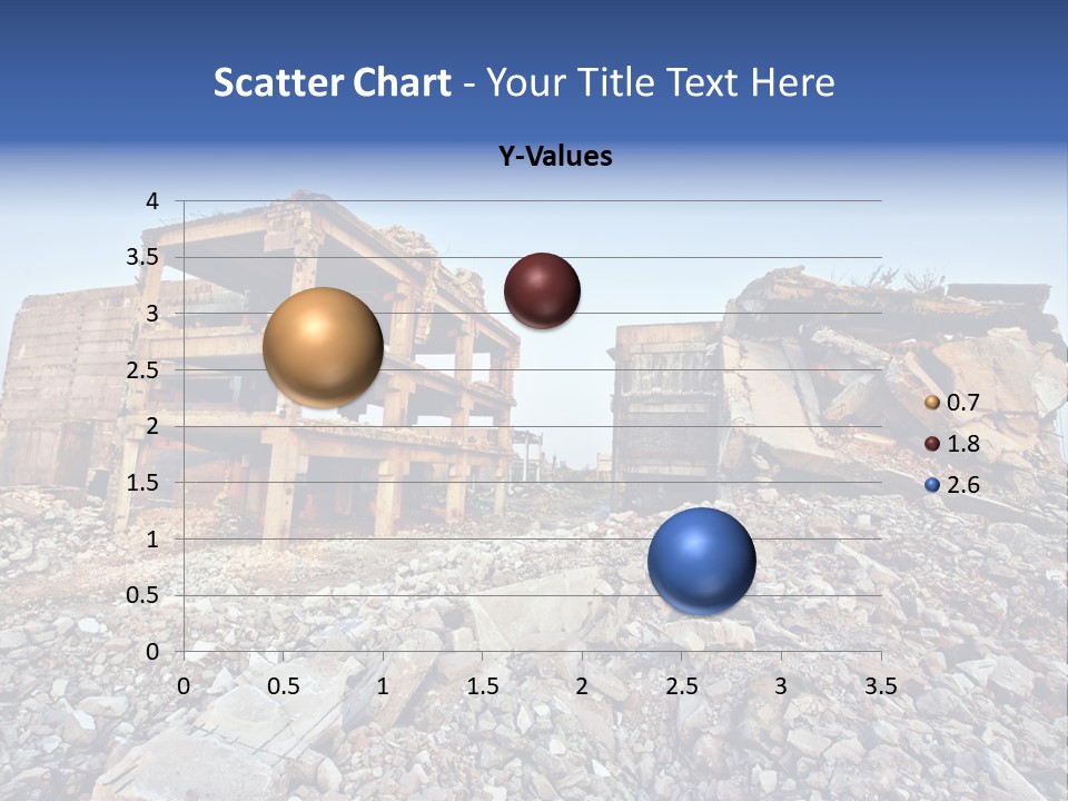 Buildings After An Earthquake PowerPoint Template