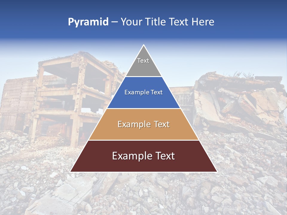 Buildings After An Earthquake PowerPoint Template