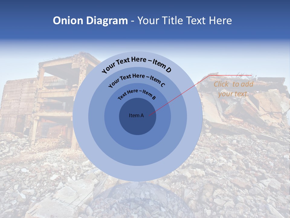 Buildings After An Earthquake PowerPoint Template