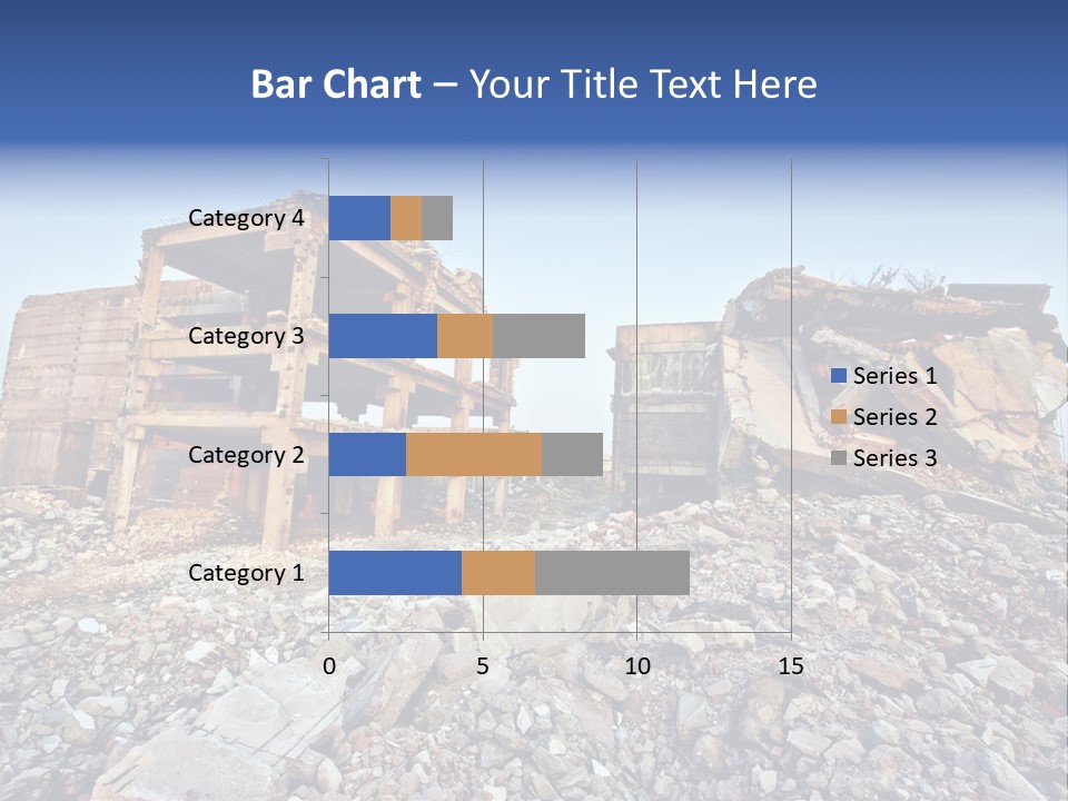 Buildings After An Earthquake PowerPoint Template