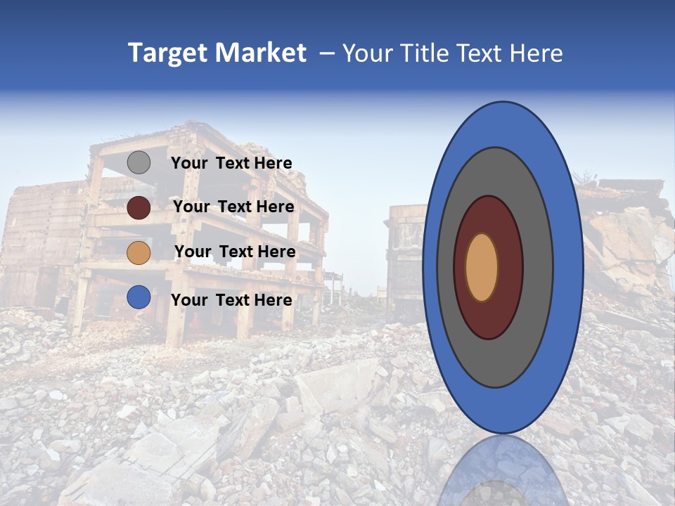 Buildings After An Earthquake PowerPoint Template