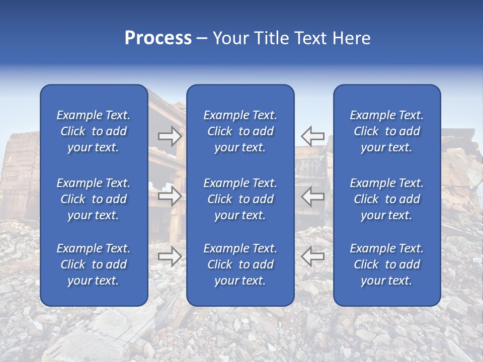 Buildings After An Earthquake PowerPoint Template