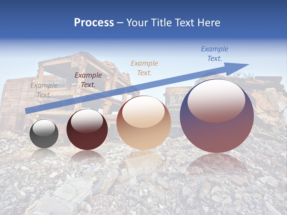Buildings After An Earthquake PowerPoint Template