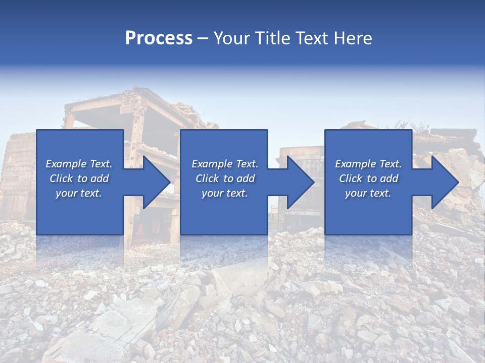 Buildings After An Earthquake PowerPoint Template