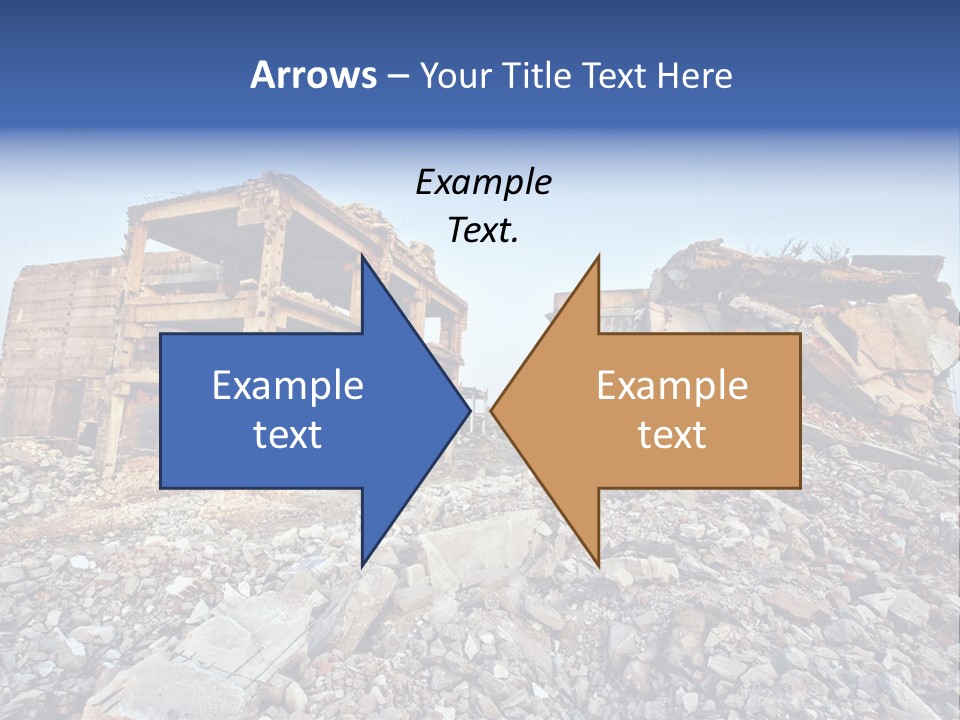Buildings After An Earthquake PowerPoint Template