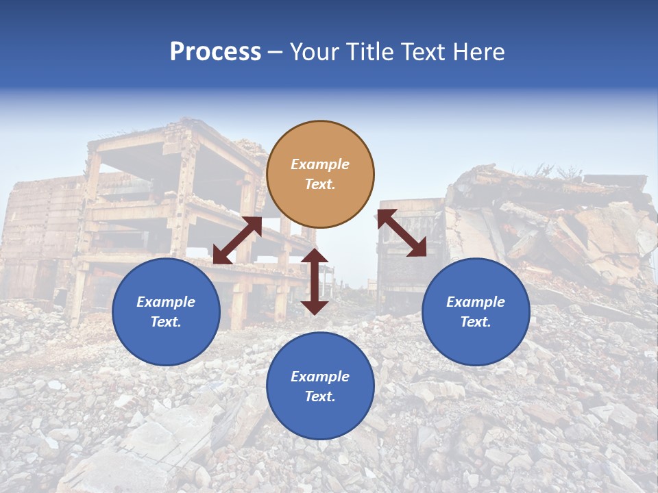 Buildings After An Earthquake PowerPoint Template