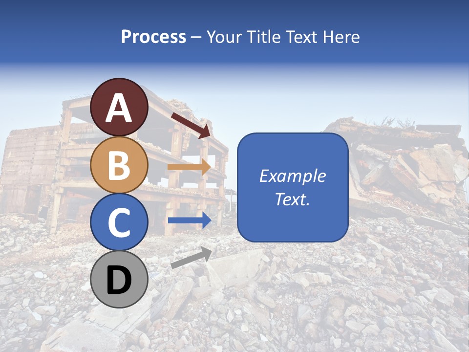 Buildings After An Earthquake PowerPoint Template