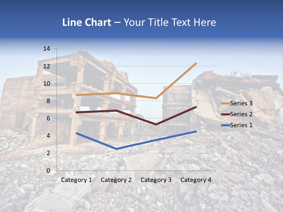 Buildings After An Earthquake PowerPoint Template