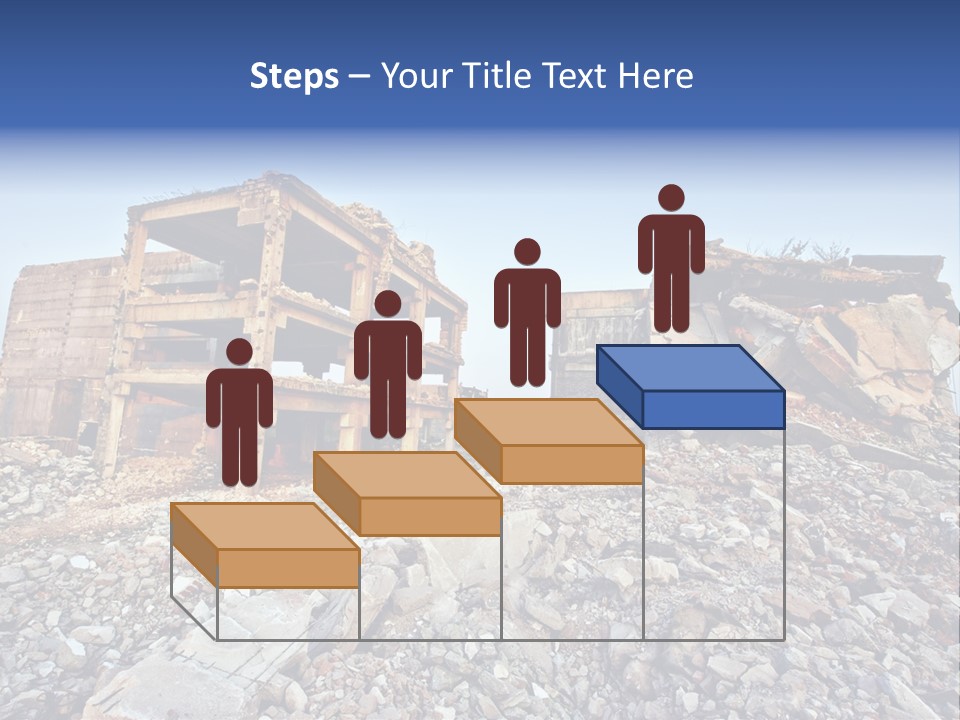 Buildings After An Earthquake PowerPoint Template