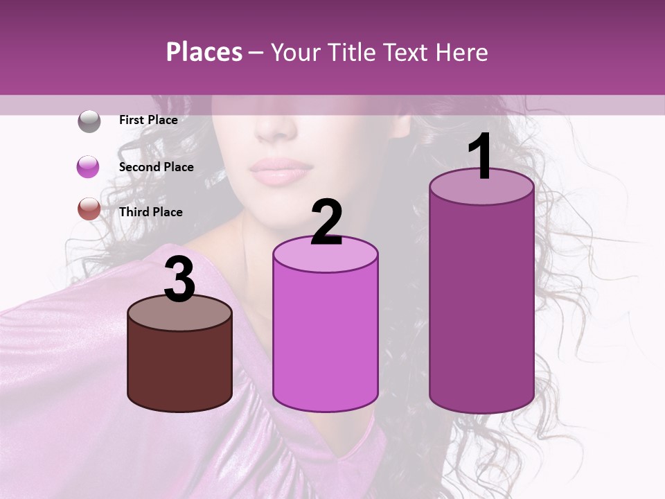 Woman Hair PowerPoint Template