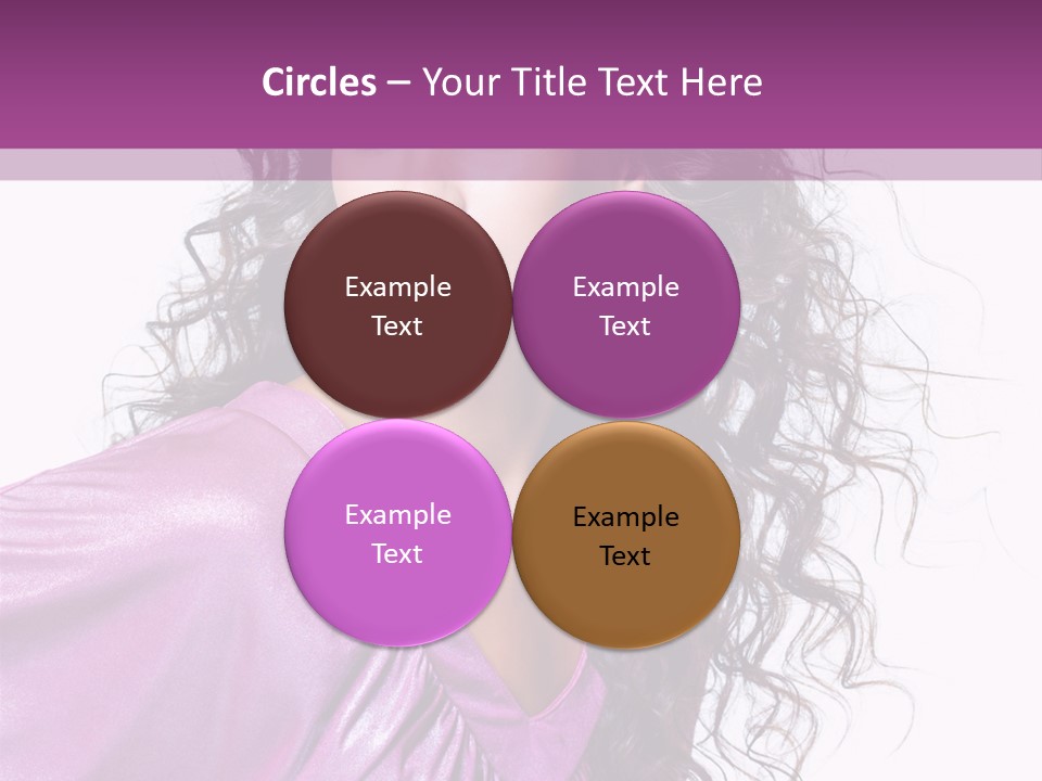 Woman Hair PowerPoint Template