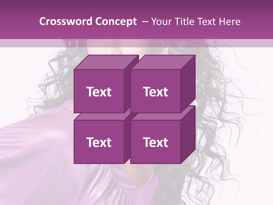 Woman Hair PowerPoint Template