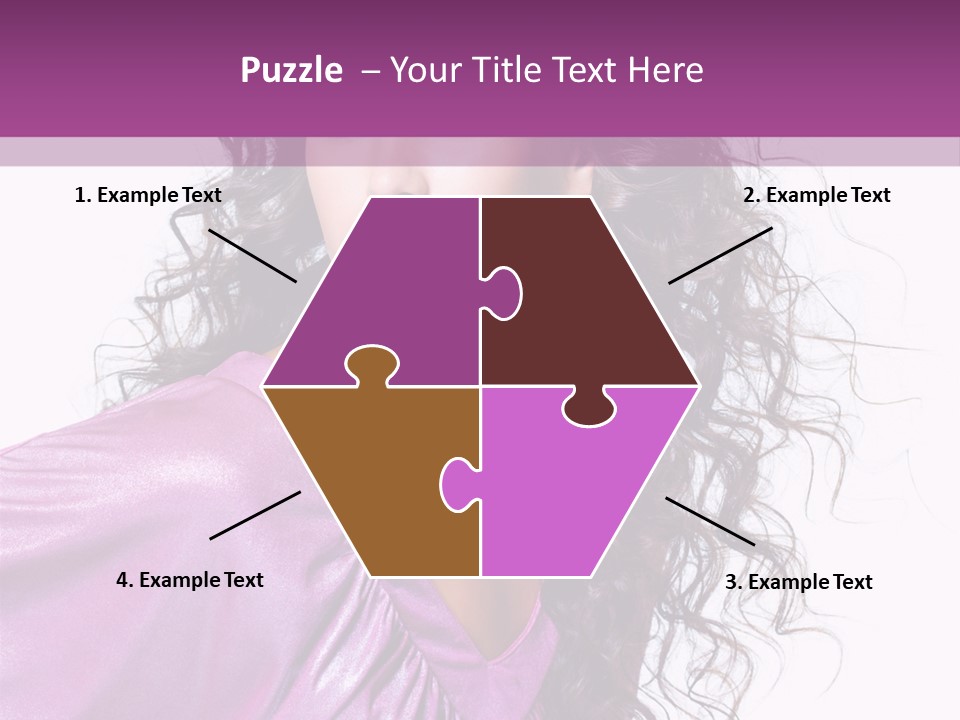 Woman Hair PowerPoint Template