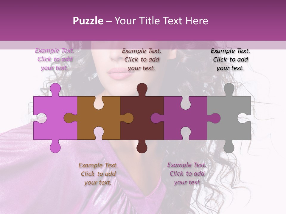 Woman Hair PowerPoint Template