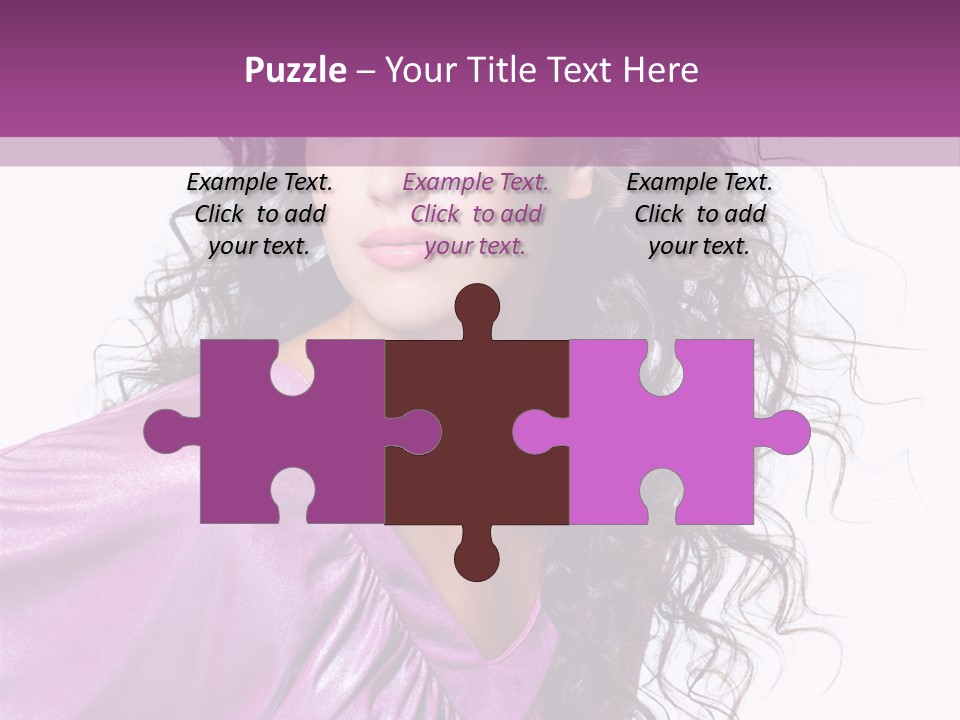 Woman Hair PowerPoint Template