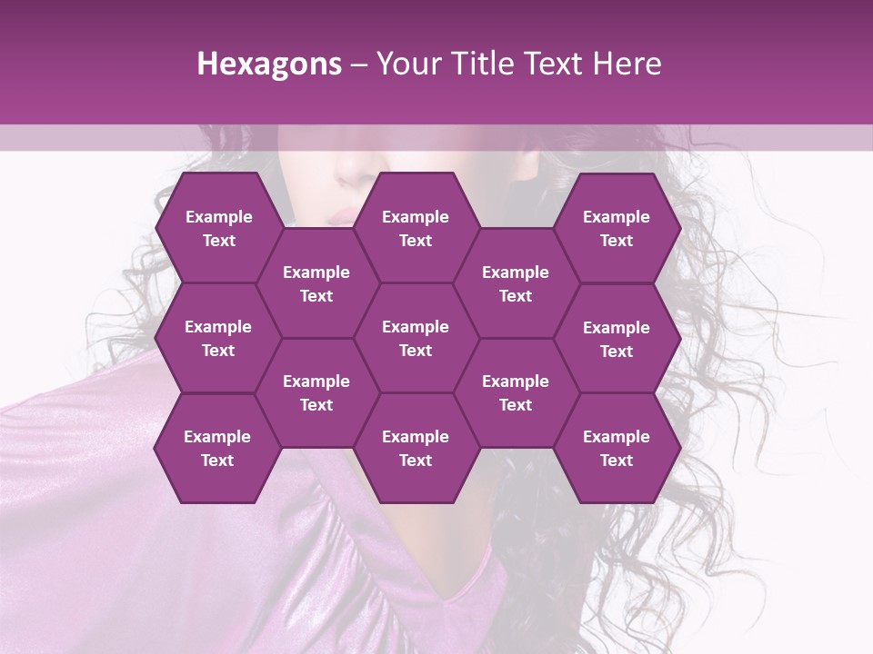 Woman Hair PowerPoint Template