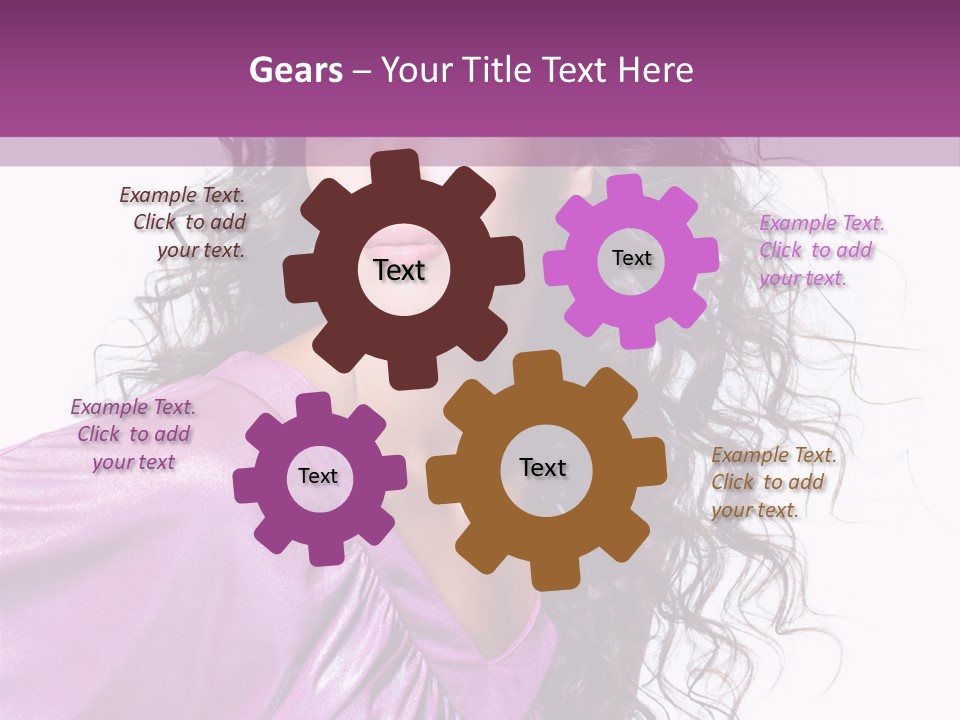 Woman Hair PowerPoint Template