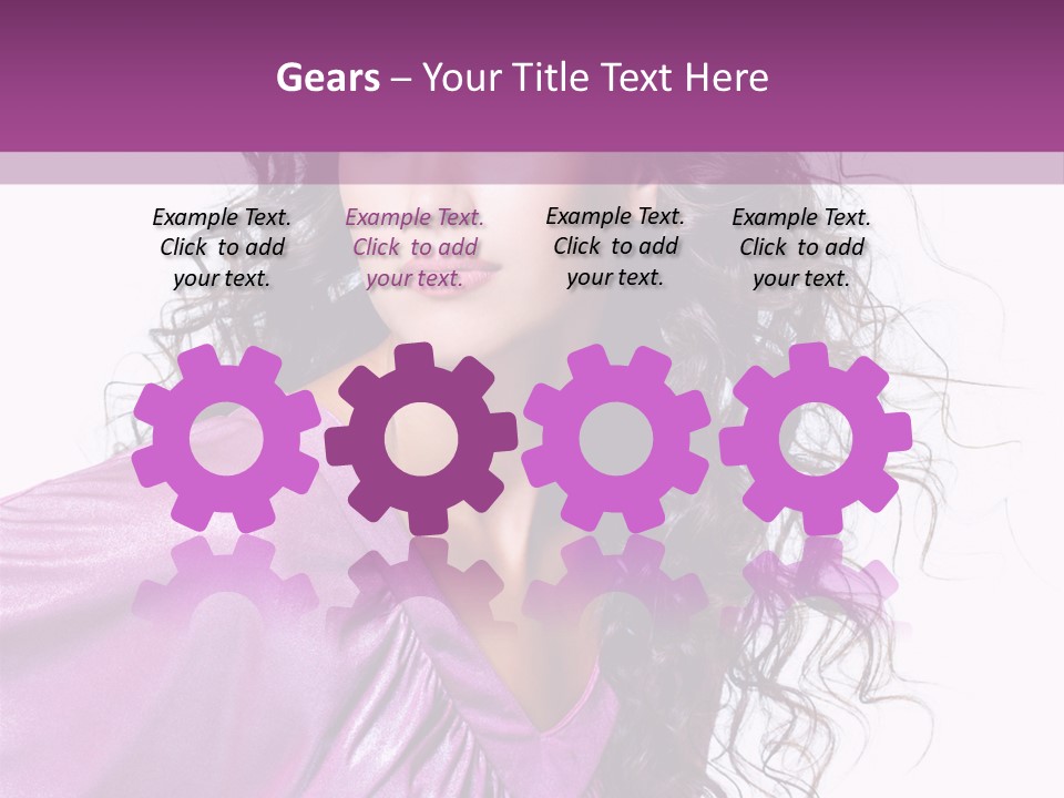 Woman Hair PowerPoint Template