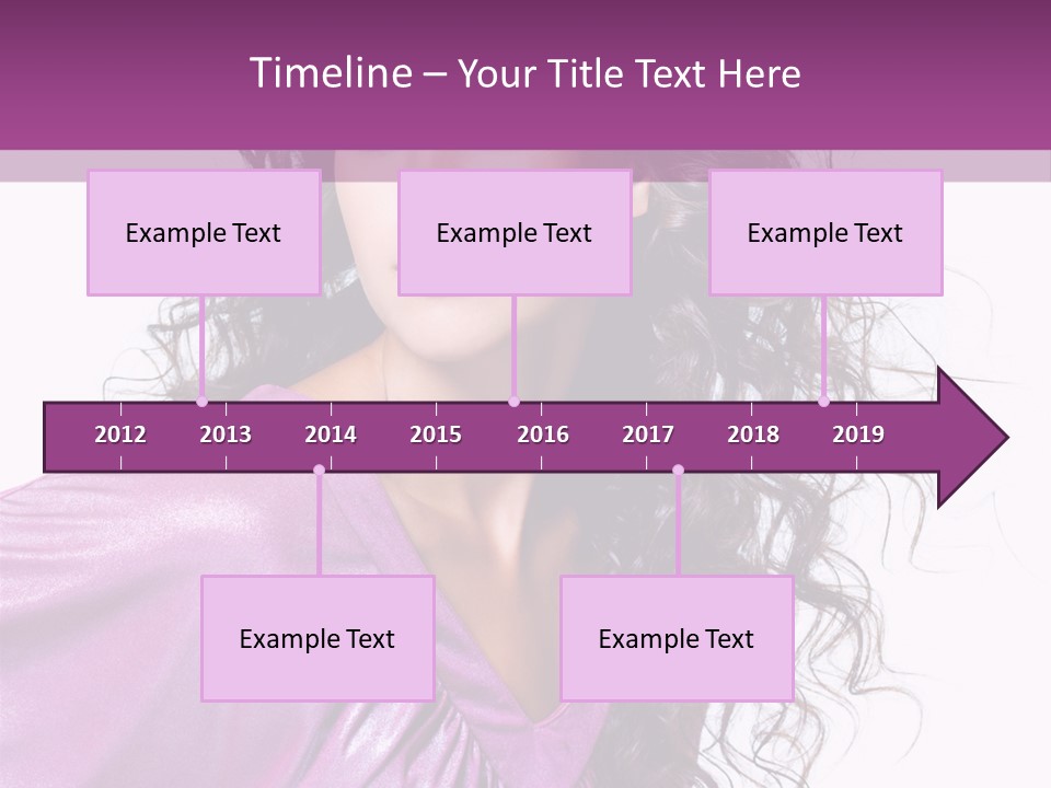 Woman Hair PowerPoint Template