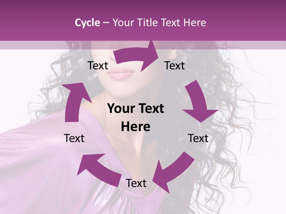 Woman Hair PowerPoint Template