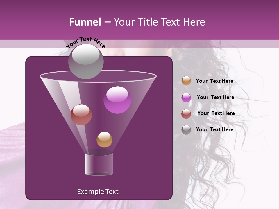 Woman Hair PowerPoint Template