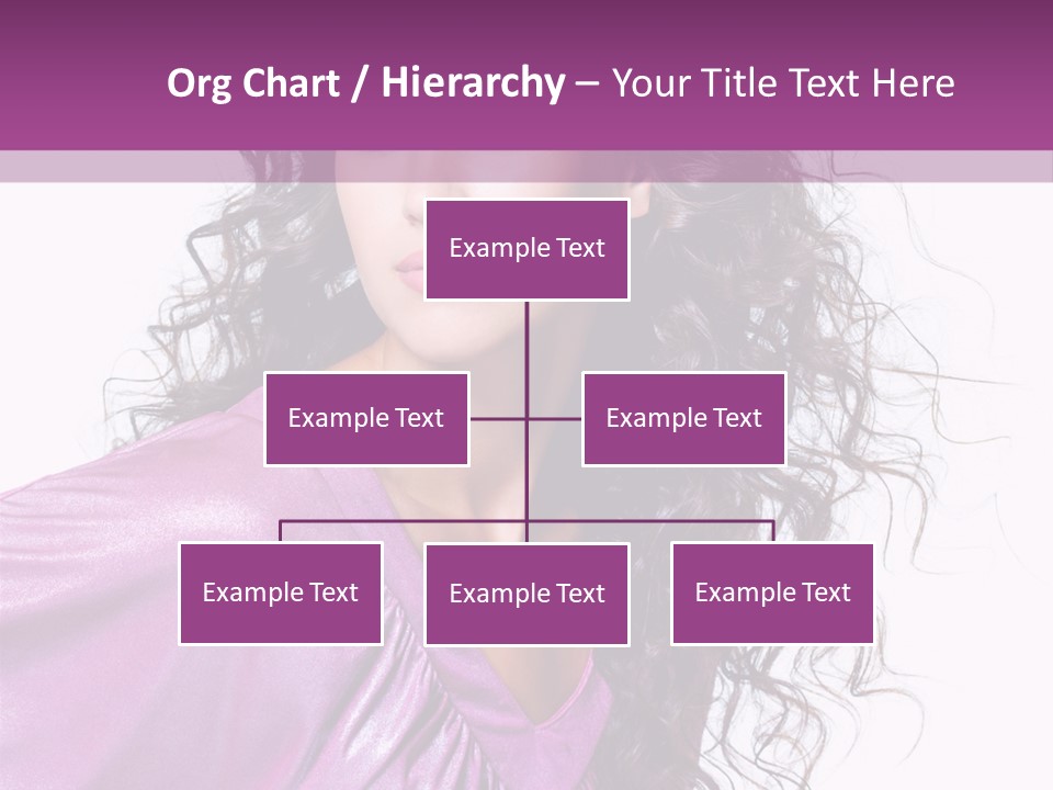 Woman Hair PowerPoint Template
