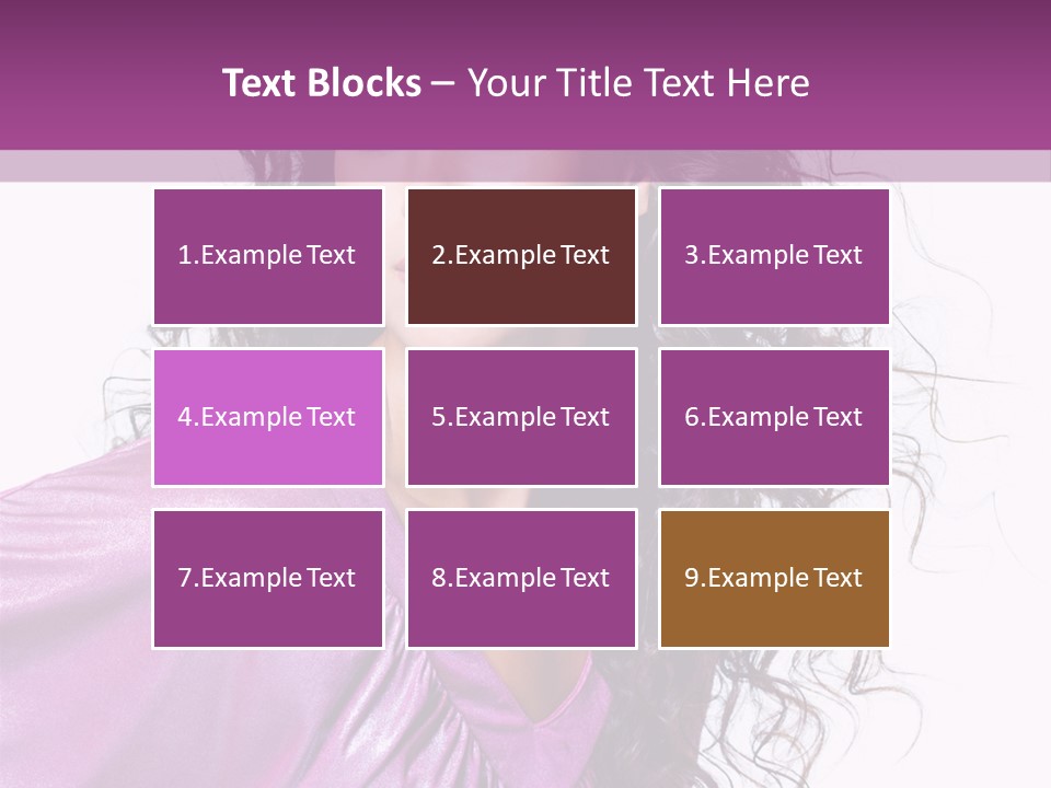 Woman Hair PowerPoint Template