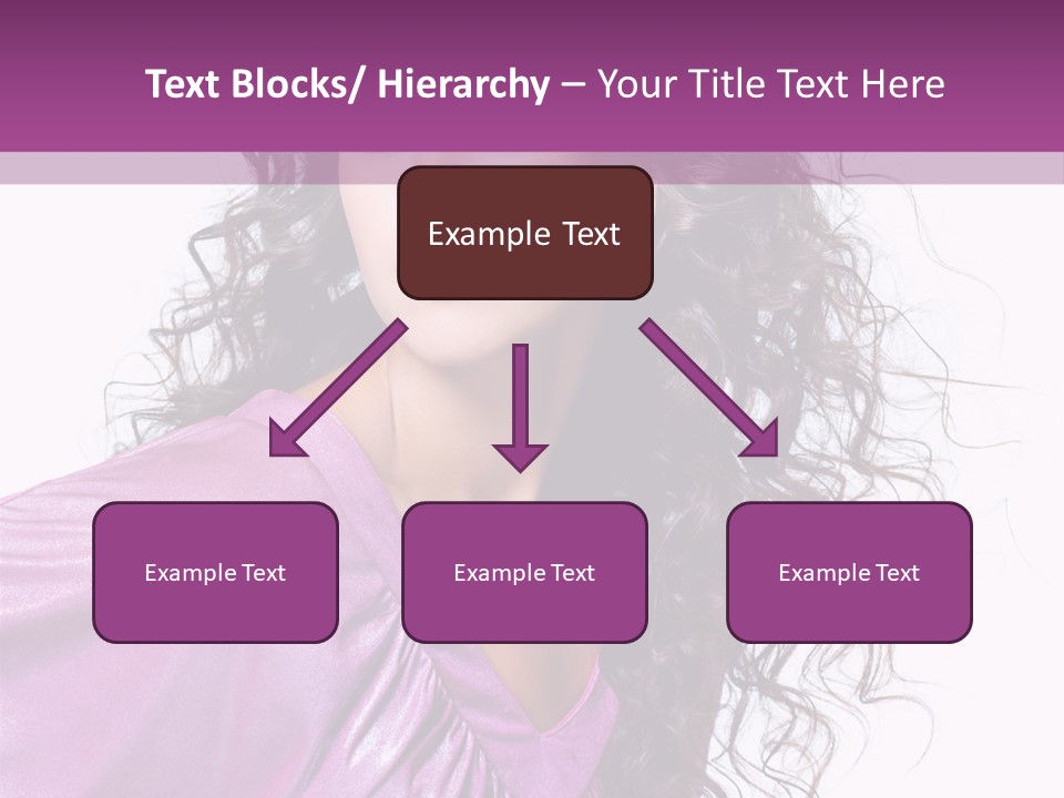 Woman Hair PowerPoint Template