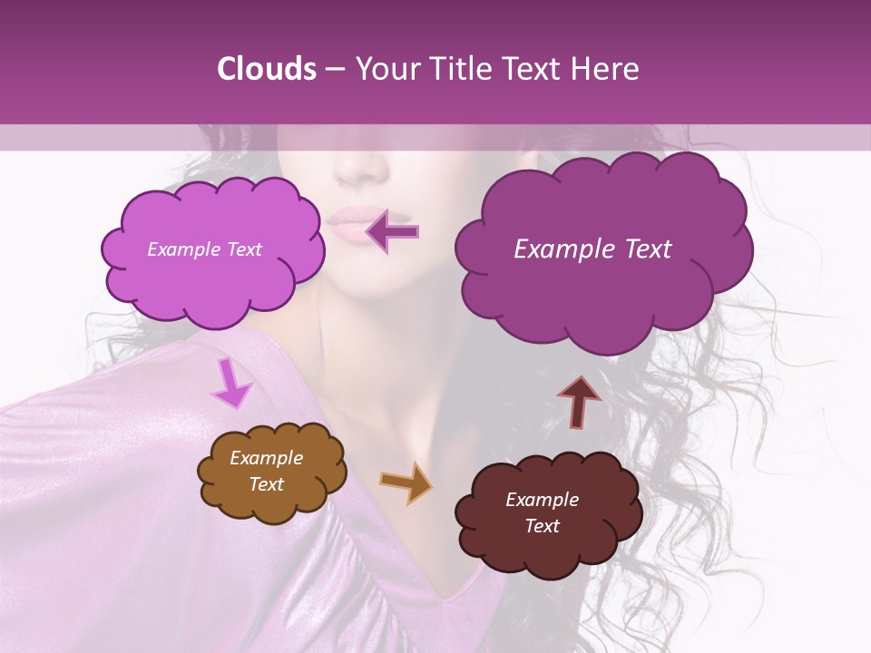 Woman Hair PowerPoint Template