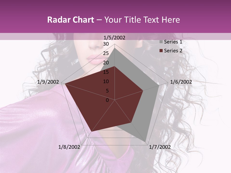 Woman Hair PowerPoint Template