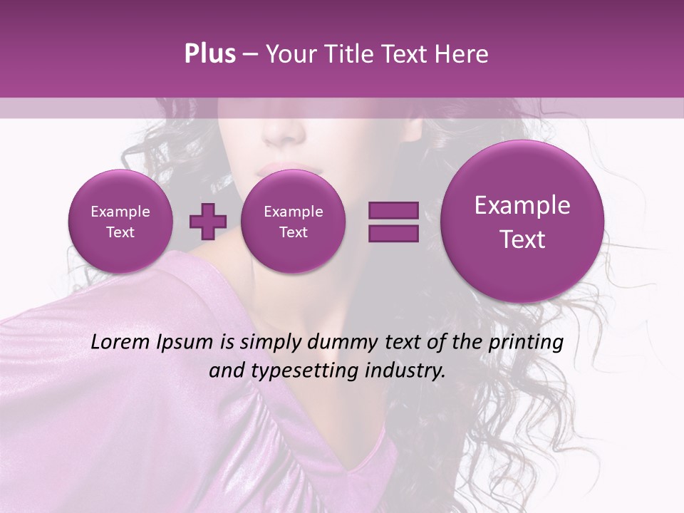 Woman Hair PowerPoint Template