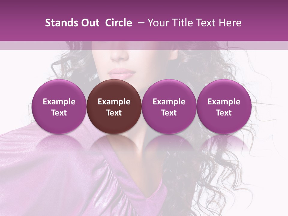 Woman Hair PowerPoint Template