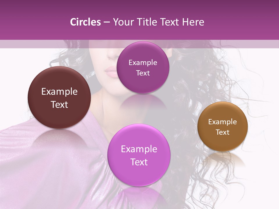 Woman Hair PowerPoint Template