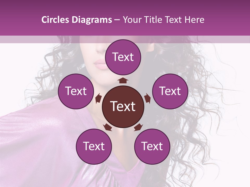 Woman Hair PowerPoint Template