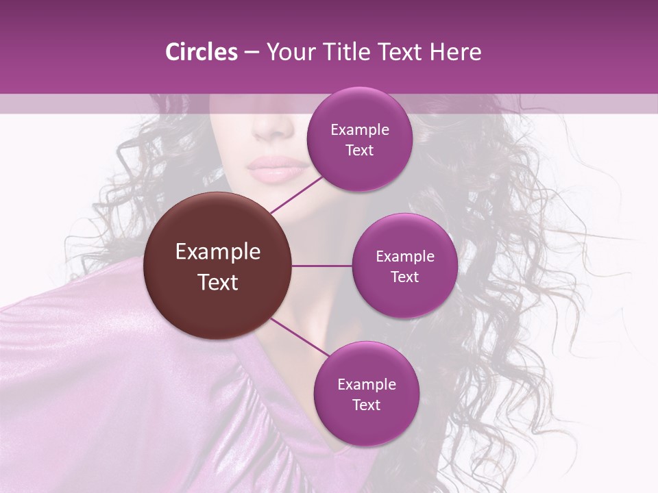 Woman Hair PowerPoint Template