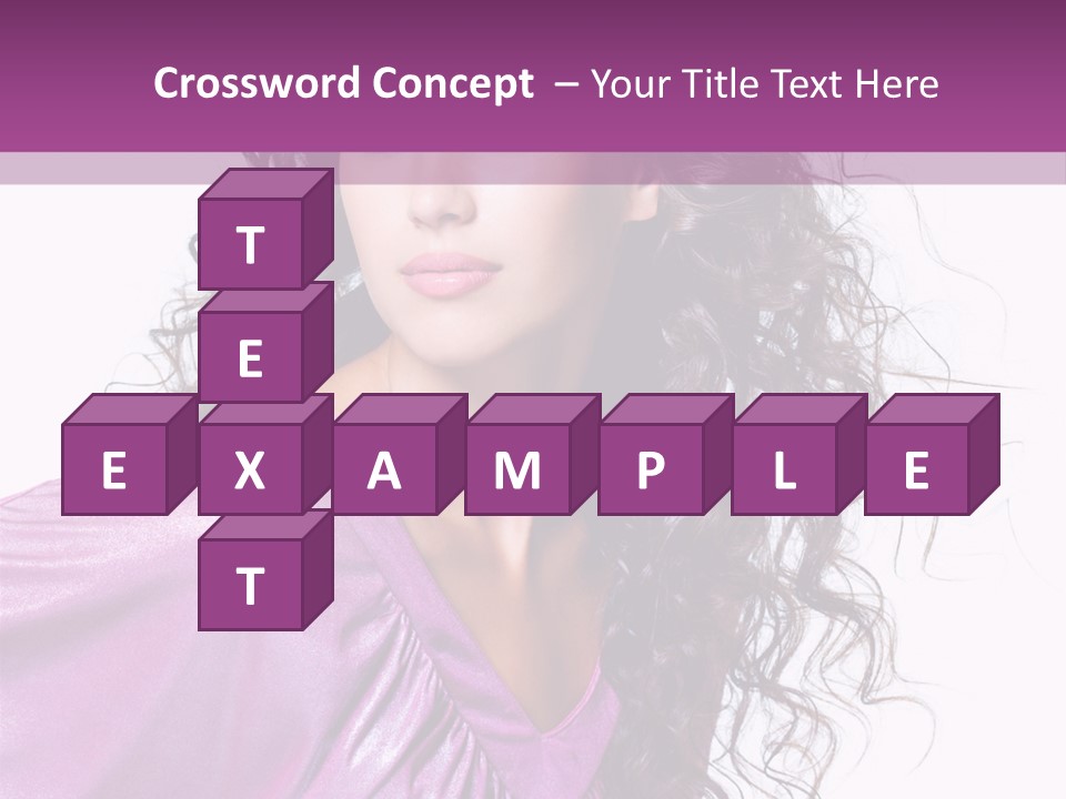 Woman Hair PowerPoint Template
