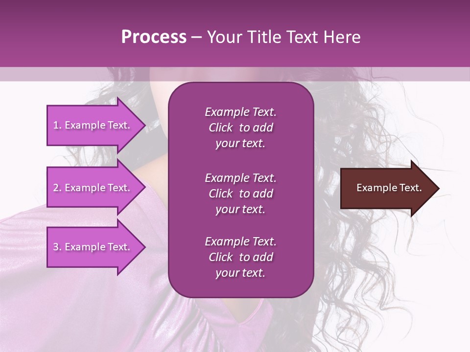 Woman Hair PowerPoint Template