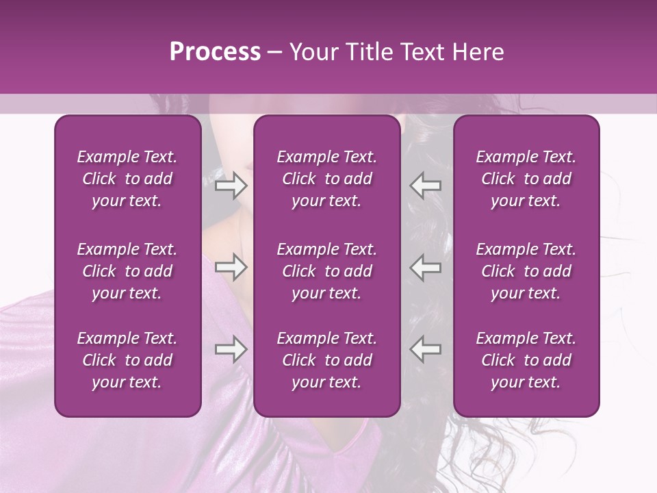 Woman Hair PowerPoint Template