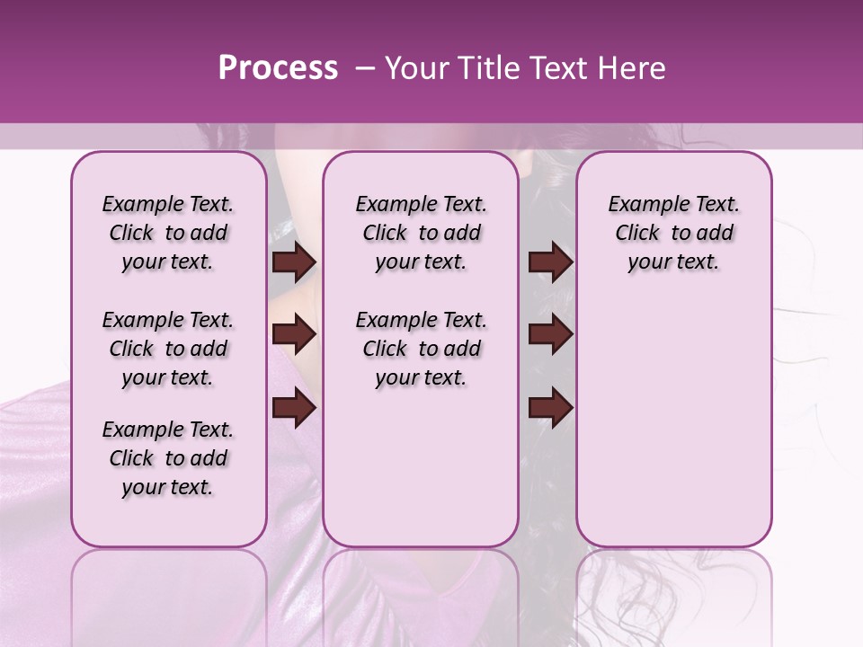 Woman Hair PowerPoint Template