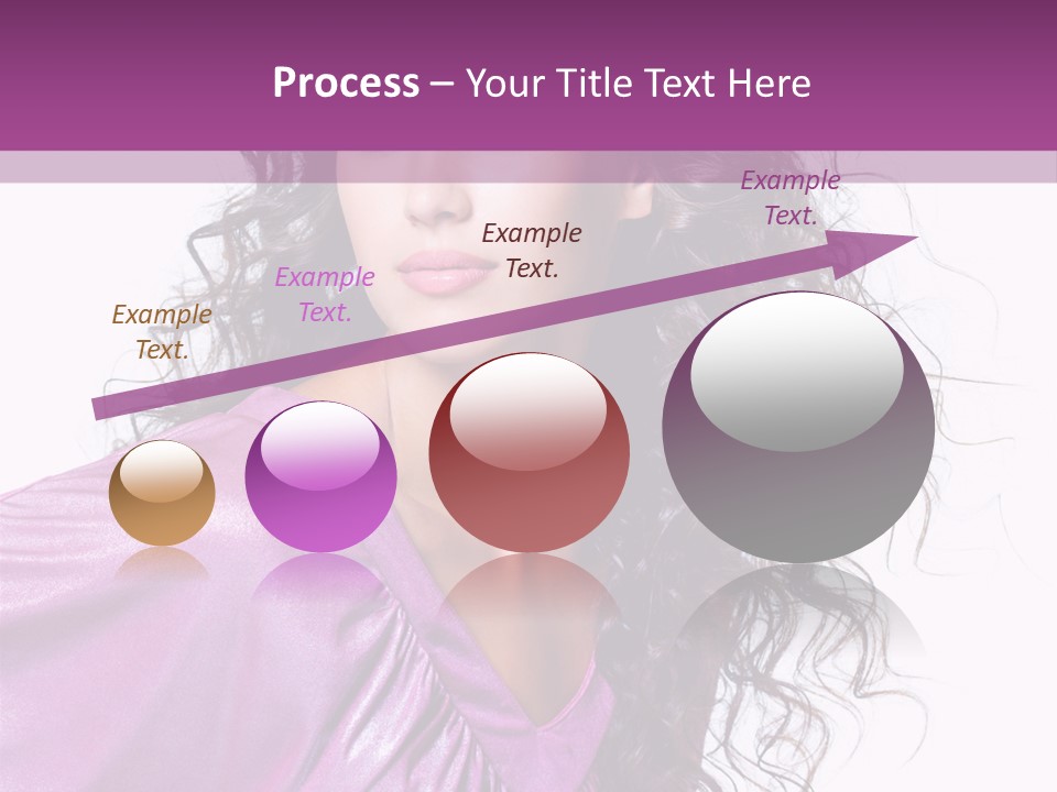 Woman Hair PowerPoint Template