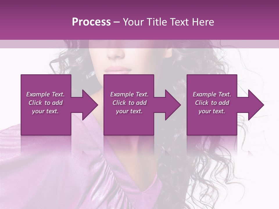 Woman Hair PowerPoint Template