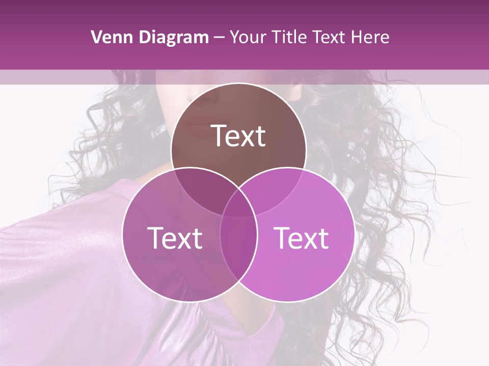 Woman Hair PowerPoint Template